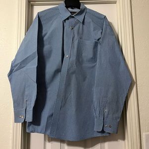 Men’s XL Ariat Button down long sleeve shirt. Starched. Like new condition.